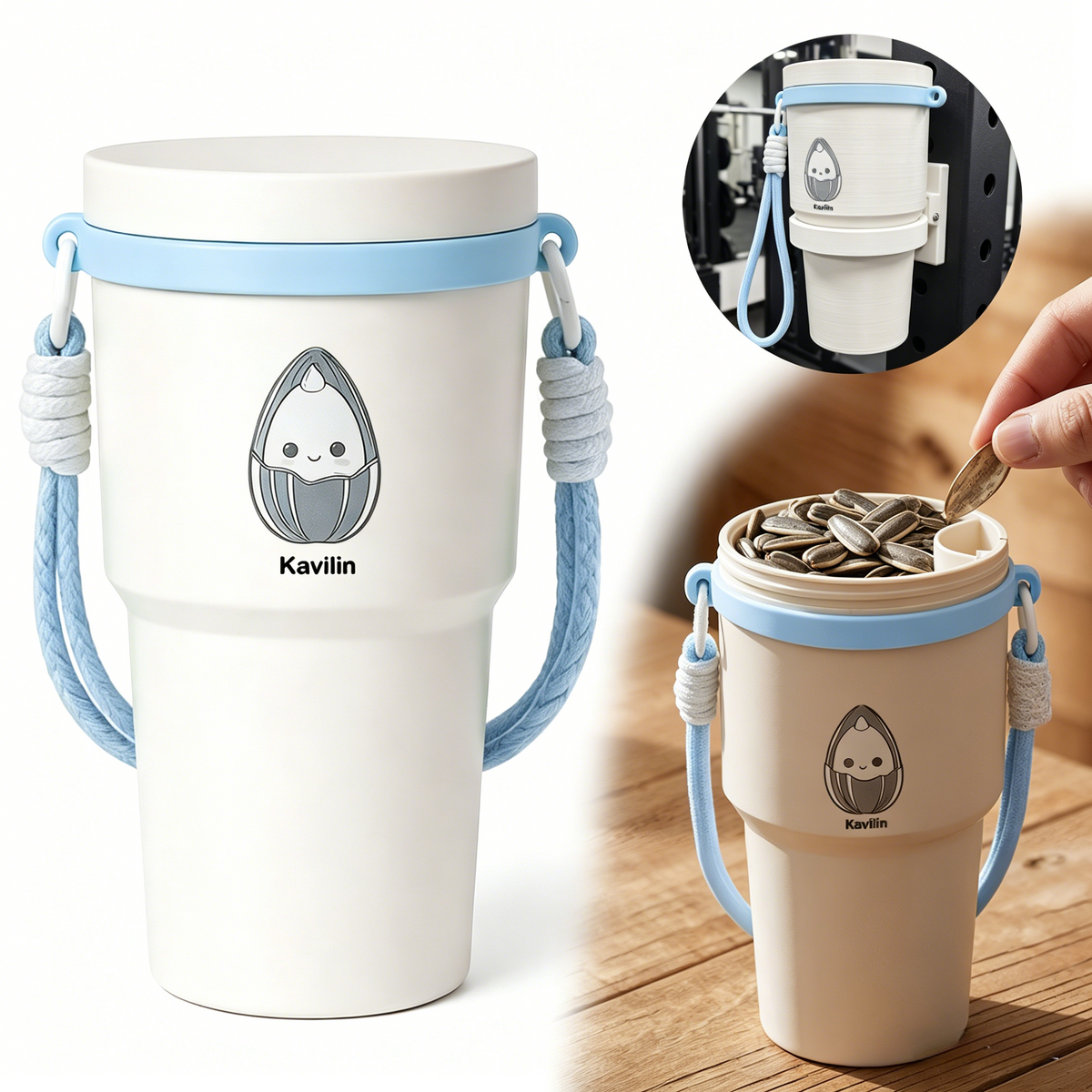 2-in-1 Sunflower Seed Cup