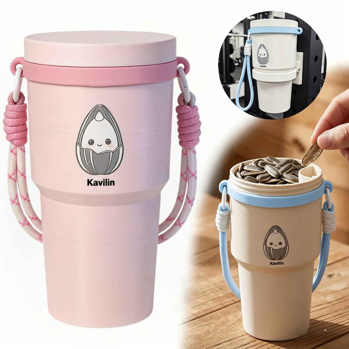 2-in-1 Sunflower Seed Cup