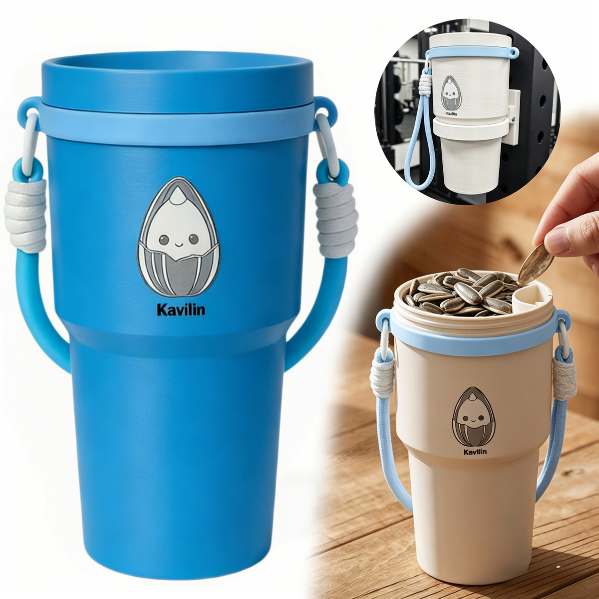 2-in-1 Sunflower Seed Cup