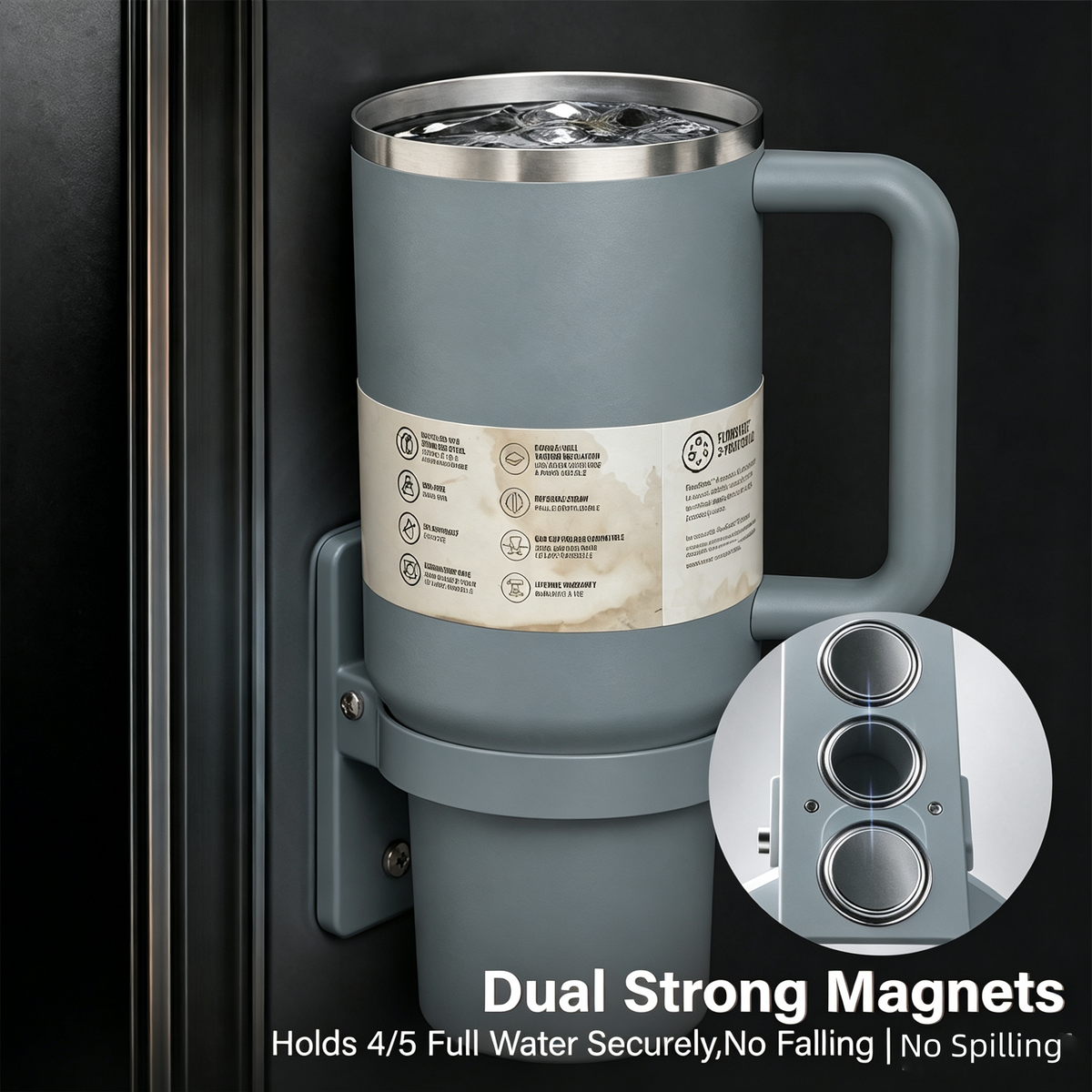 Magnetic Foldable Tumbler Holder