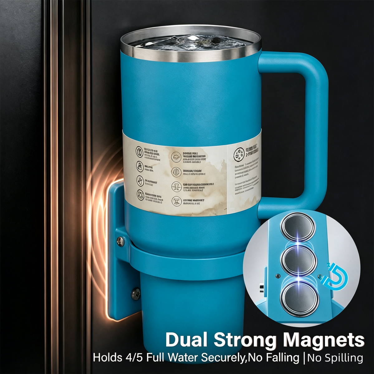 Magnetic Foldable Tumbler Holder