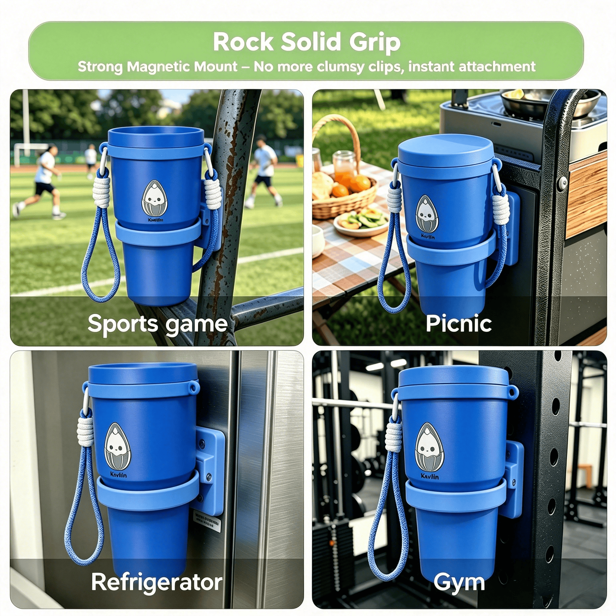 Sunflower Seed Spit Cup, 2-in-1, Foldable Magnetic Holder Seed and Shell Separation, Easy Shell Disposal, Portable Snack Cup for Car, Outdoors, Travel, Baseball