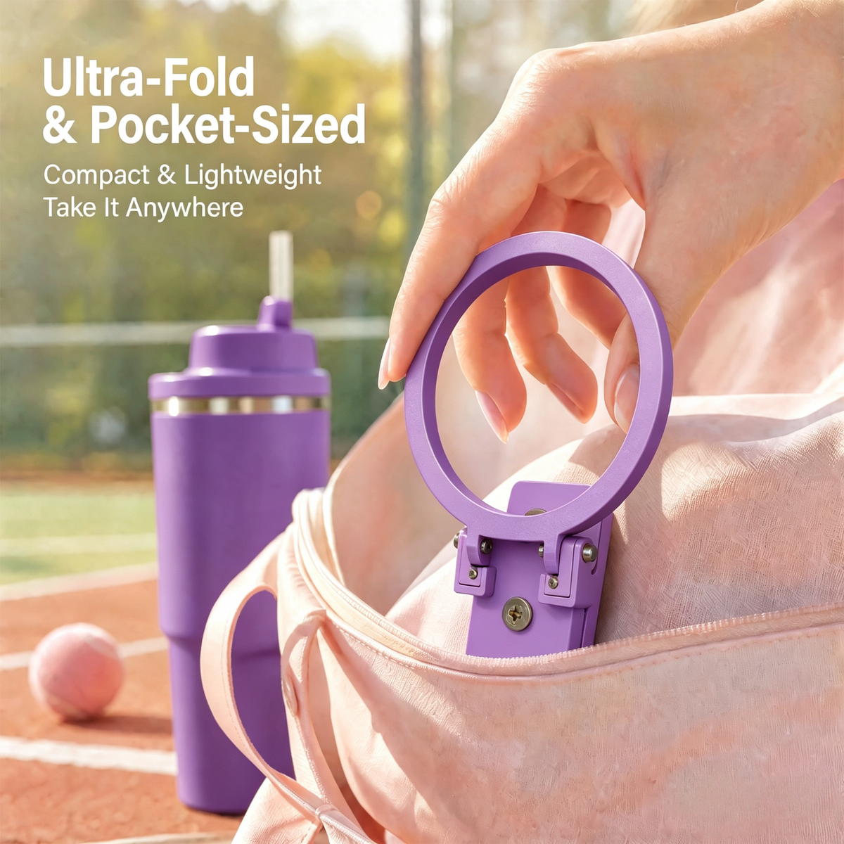 Magnetic Foldable Tumbler Holder