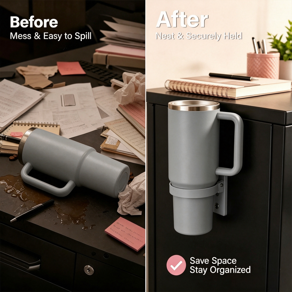 Magnetic Foldable Tumbler Holder