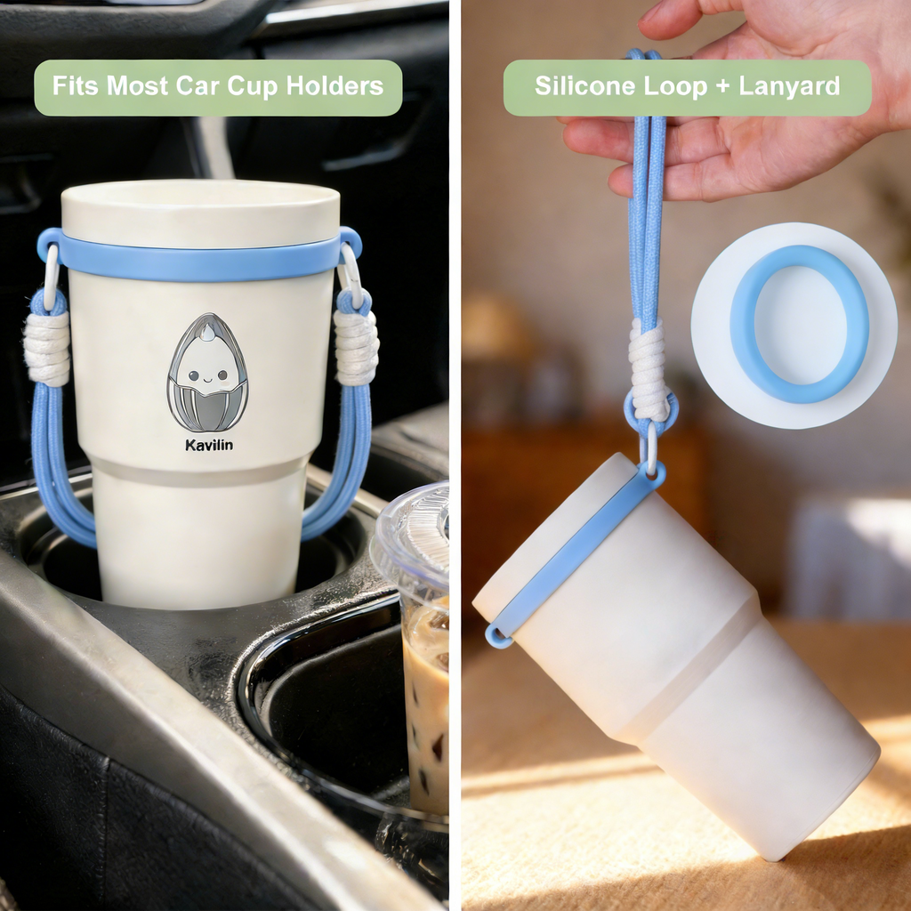 2-in-1 Sunflower Seed Snack Cup with Foldable Magnetic Holder